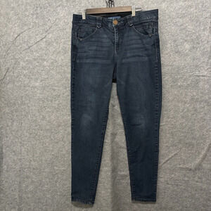 Democracy‎ Ab Solution Booty Lift Jegging Jeans Sz 14 Dark Blue Stretch
